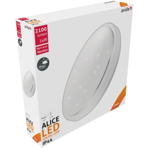 Avide LED Mennyezeti Lámpa IP44 Alice 24W 380*110mm NW 4000K IP44