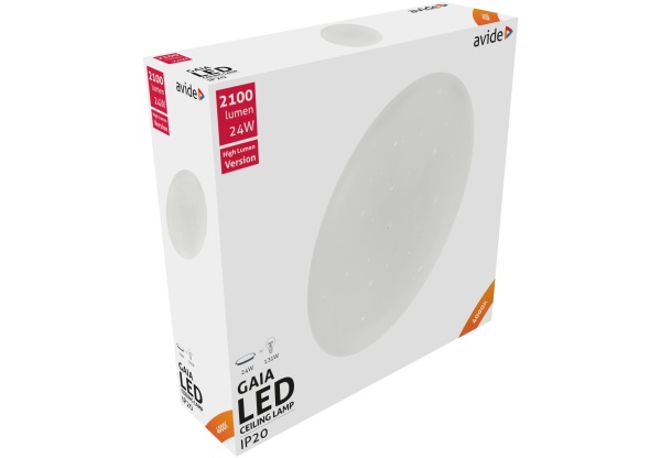 Avide LED Mennyezeti Lámpa Gaia 24W 380*105mm NW 4000K 24W