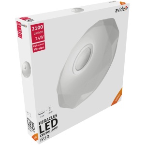 Avide LED Mennyezeti Lámpa Négyzetes Desdemona 24W 380*110mm NW 4000K 24W