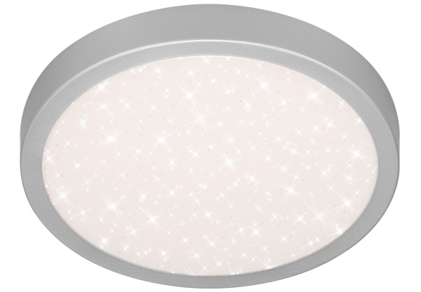 Avide LED Mennyezeti Lámpa Pandora V2 Csillagos Ezüst 24W 380*50mm NW 4000K 24W