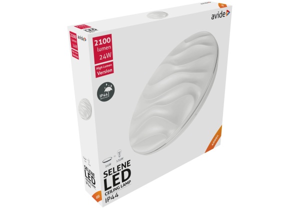 Avide LED Mennyezeti Lámpa IP44 Selene 24W 380*70mm NW 4000K 24W