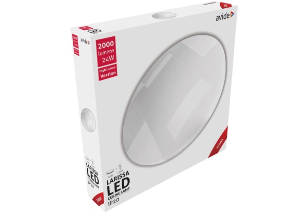 Avide LED Mennyezeti Lámpa Larissa 24W 375*70mm WW 3000K 24W