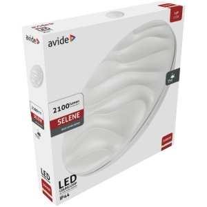 Avide LED Mennyezeti Lámpa IP44 Alice 24W 380*110mm CW 6400K 24W
