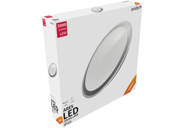 Avide LED Mennyezeti Lámpa Ares 48W NW 4000K 48W