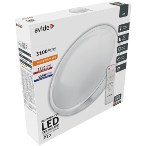 Avide LED Mennyezeti Lámpa Csillagos Roma-CCT Csillagos 48W 3100lm Távirányítóval Távirányítós