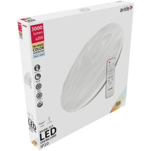 Avide LED Mennyezeti Lámpa Gaia-CCT 60W Távirányítóval Távirányítós