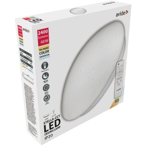 Avide LED Mennyezeti Lámpa Stella-CCT 80W (40+40) Távirányítóval Távirányítós
