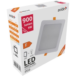 Avide LED Beépíthető Négyzetes Mennyezeti Lámpa Műanyag 18W NW 4000K Négyzetes