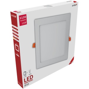 Avide LED Beépíthető Négyzetes Mennyezeti Lámpa ALU 6W WW 3000K Négyzetes