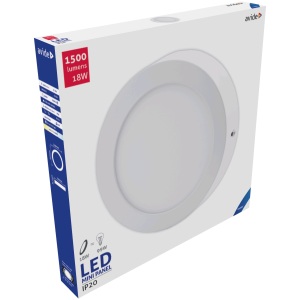 Avide LED Falra Szerelhető Kerek Mennyezeti Lámpa ALU 24W CW 6400K Kerek