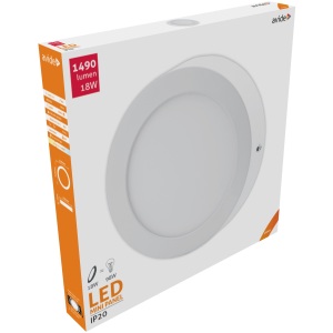 Avide LED Falra Szerelhető Kerek Mennyezeti Lámpa ALU 6W CW 6400K Kerek