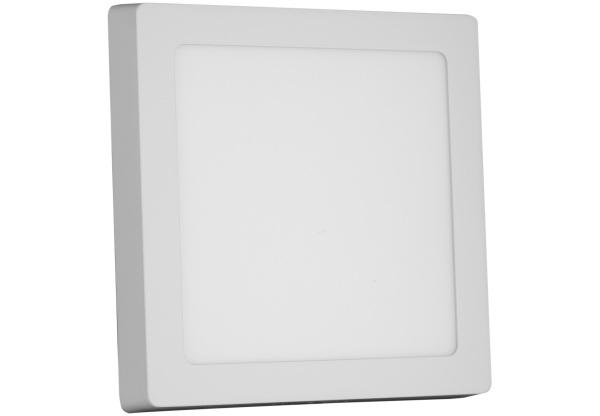 Avide LED Falra Szerelhető Négyzetes Mennyezeti Lámpa ALU 18W WW 3000K Négyzetes