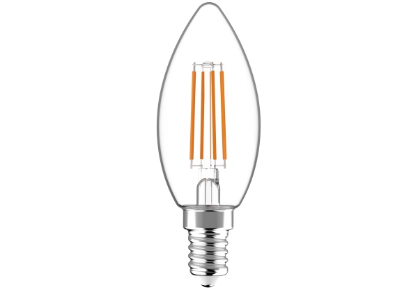 Avide LED Filament Candle 5.9W E14 NW 4000K Fényerőszabályozható Gyertya