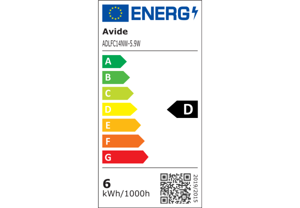 Avide LED Filament Candle 5.9W E14 NW 4000K Fényerőszabályozható Gyertya