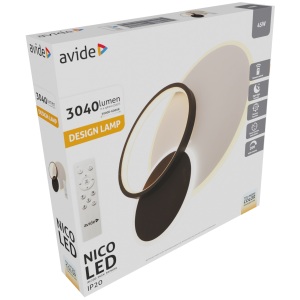 Avide Design Mennyezeti Lámpa Nicole 95W(47,5+47,5) RF Távirányítóval Mennyezeti
