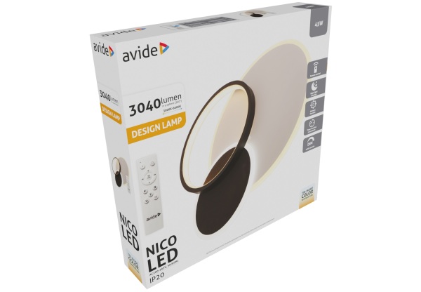 Avide Design Mennyezeti Lámpa Nico RF Távirányítóval Mennyezeti