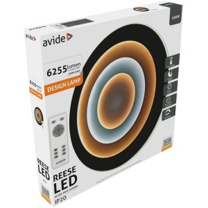 Avide Design Mennyezeti Lámpa Arlo 67W(33.5+33.5) RF Távirányítóval Mennyezeti