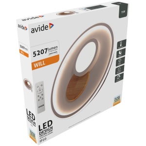 Avide Design Mennyezeti Lámpa Zen 75W RF Távirányítóval Mennyezeti