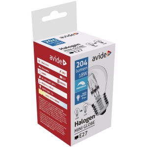 Avide Halogén Classic Mini 42W E27 2000h Mini Gömb