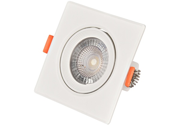 Avide LED Beépíthető Spot 38° Négyzetes 5W CW 6400K LED-es