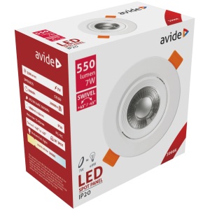 Avide LED Beépíthető Spot 38° Kerek 5W NW 4000K LED-es