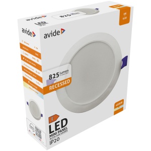 Avide LED Beépíthető Kerek Mennyezeti Lámpa Műanyag 5W NW 4000K Kerek