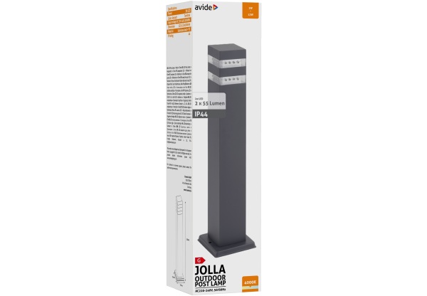 Avide kültéri álló lámpa Jolla LED 2W NW 500mm IP44 Antracit Álló lámpa