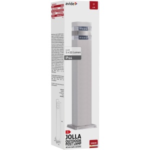 Avide kültéri álló lámpa Jolla LED 2W WW 500mm IP44 Szatén Nikkel Álló lámpa