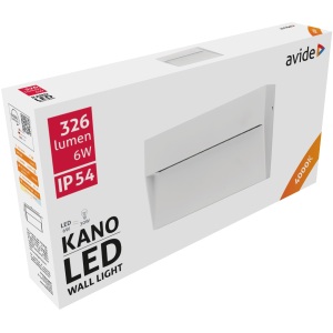 Avide kültéri lépcső lámpa Kano LED 6W NW IP54 180mm Lépcső lámpa