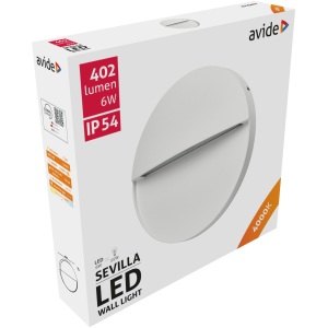 Avide kültéri lépcső lámpa beépíthető Lagos LED 3W NW IP54 140mm Lépcső lámpa