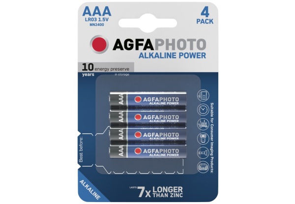 AgfaPhoto Alkáli Mikro Elem AAA B4 Power