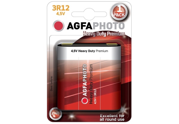 AgfaPhoto Heavy Duty Féltartós Lapos Elem 4.5V B1 Bliszteres