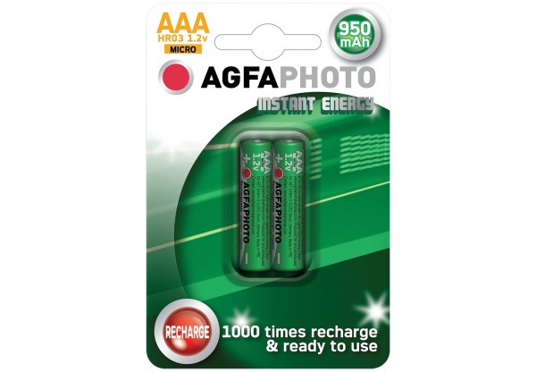 AgfaPhoto Akkumulátor R2U Mikro 950mAh B2 Akkumulátorok, töltők