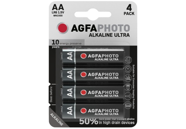 AgfaPhoto Ultra Alkáli Ceruza Elem AA B4 Ultra