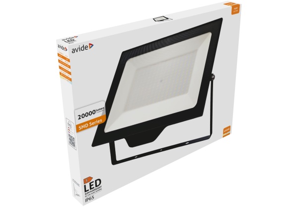 Avide LED Opál Reflektor Slim SMD 200W NW 4000K Normál