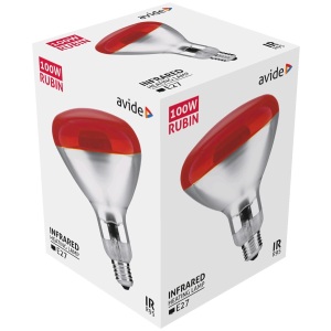 Avide Infra Izzó R95 E27 100W Red Infra