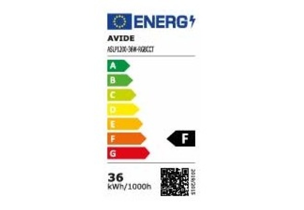 Avide LED Slim Panel 1195x295x30mm 36W RGB+CCT RGBW