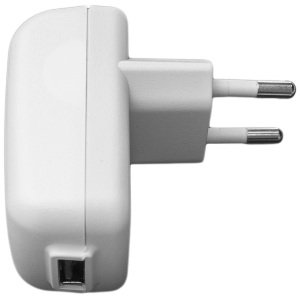 Avide Adapter 5V/1A Fehér USB  L alak USB adapter