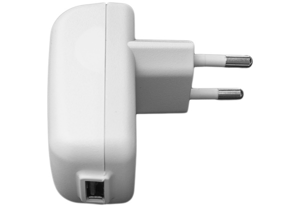 Avide Adapter 5V/1A Fehér USB  L alak USB adapter