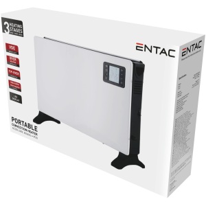 Entac Konvekciós fűtőtest Slim 2000W LED Kijelzővel Fűtőtestek