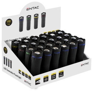 Entac Elemlámpa Újratölthető 3W 1200mAh (PowerBank funkció) csuklópánttal Elemlámpa