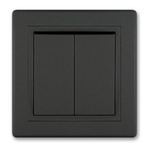 PRESTIGE 105 csillárkapcsoló, soft-touch fekete Prestige
