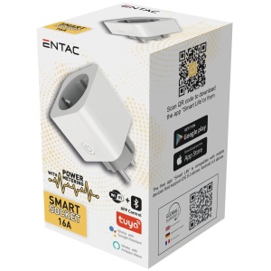 Entac Smart Hálózati Adapter 1x fogyasztásmérővel WIBLE Hálózati adapter