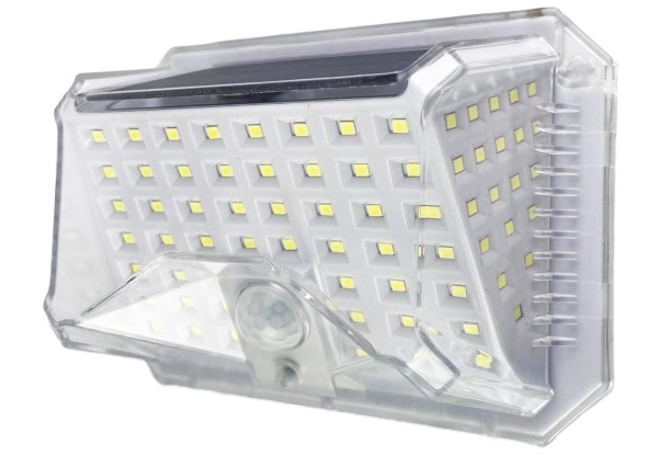 Entac Napelemes Műanyag Lámpa 1.5W SMD 3 mód PIR Fali szolár lámpa