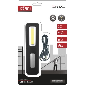 Entac Szerelőlámpa 1W LED + 3W XPE Újratölthető Szerelőlámpa