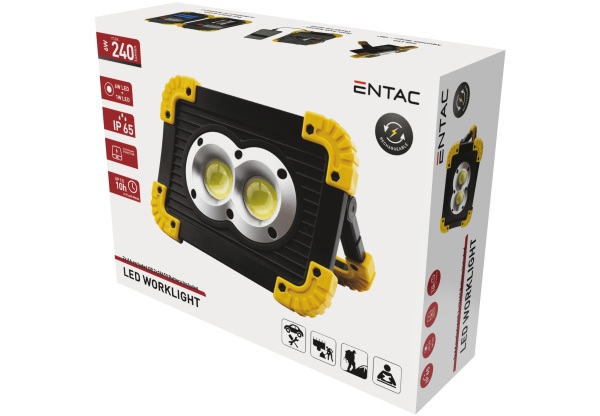 Entac Szerelőlámpa 6W+1W Dual Battery Szerelőlámpa