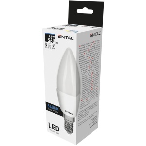 Entac LED Candle E14 4W NW 4000K Gyertya