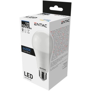 Entac LED Globe E27 12W CW 6400K Gömb