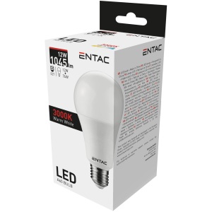 Entac LED Globe E27 12W NW 4000K Gömb