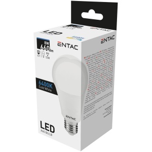 Entac LED Globe E27 12W NW 4000K 3-Pack Gömb